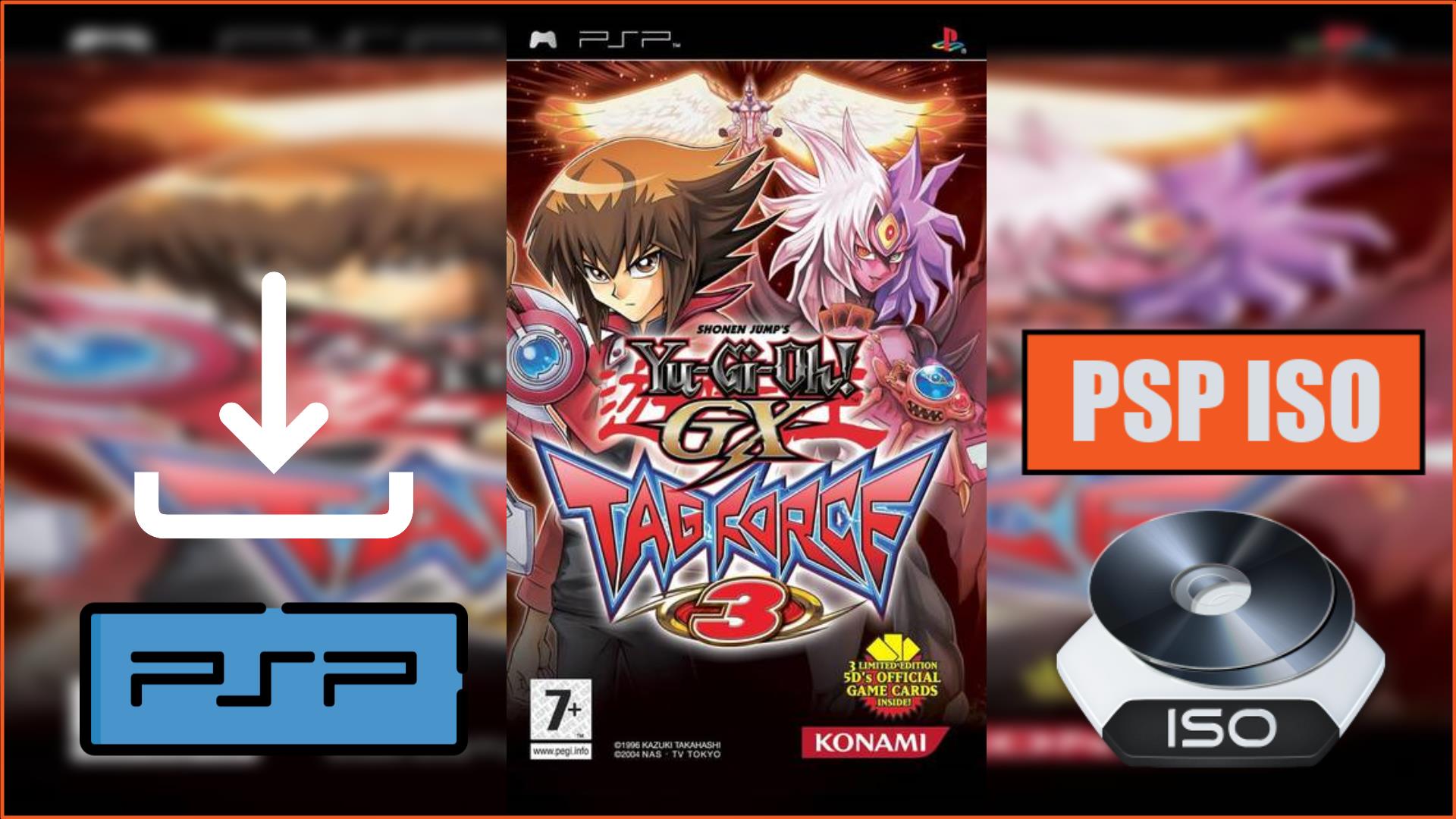 Yu-Gi-Oh! GX Tag Force 3 PSP ISO Download