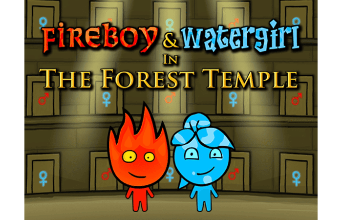 Fireboy and Watergirl in The Forest Temple Unblocked (Two Player Game)